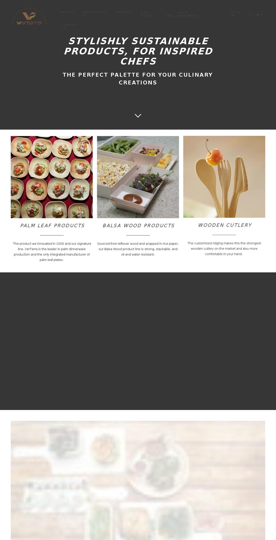 bestpalmleafplates.com — Shopify storefront screenshot