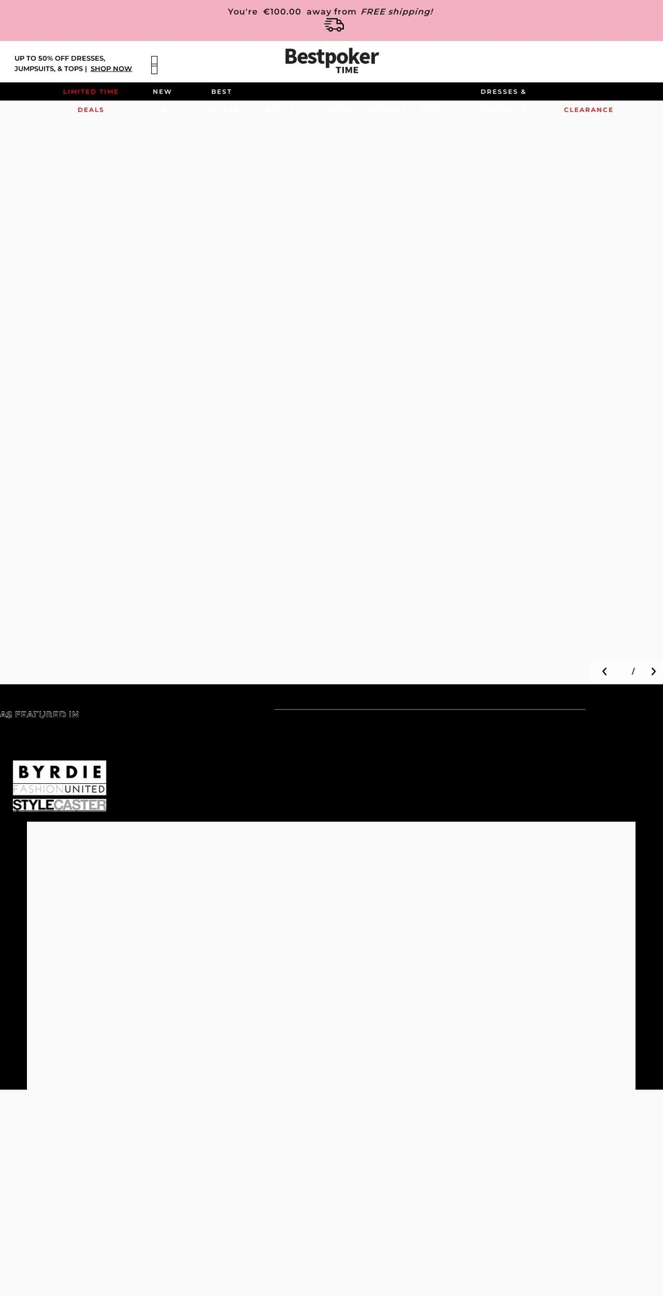 bestpokertime.com shopify website screenshot