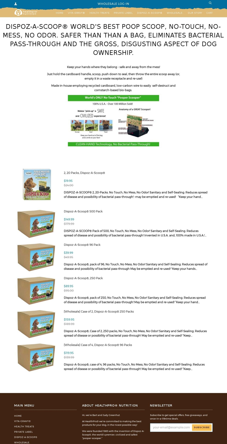 HealthProNutrition 3\/19\/18 Shopify theme site example bestpoopscoop.com