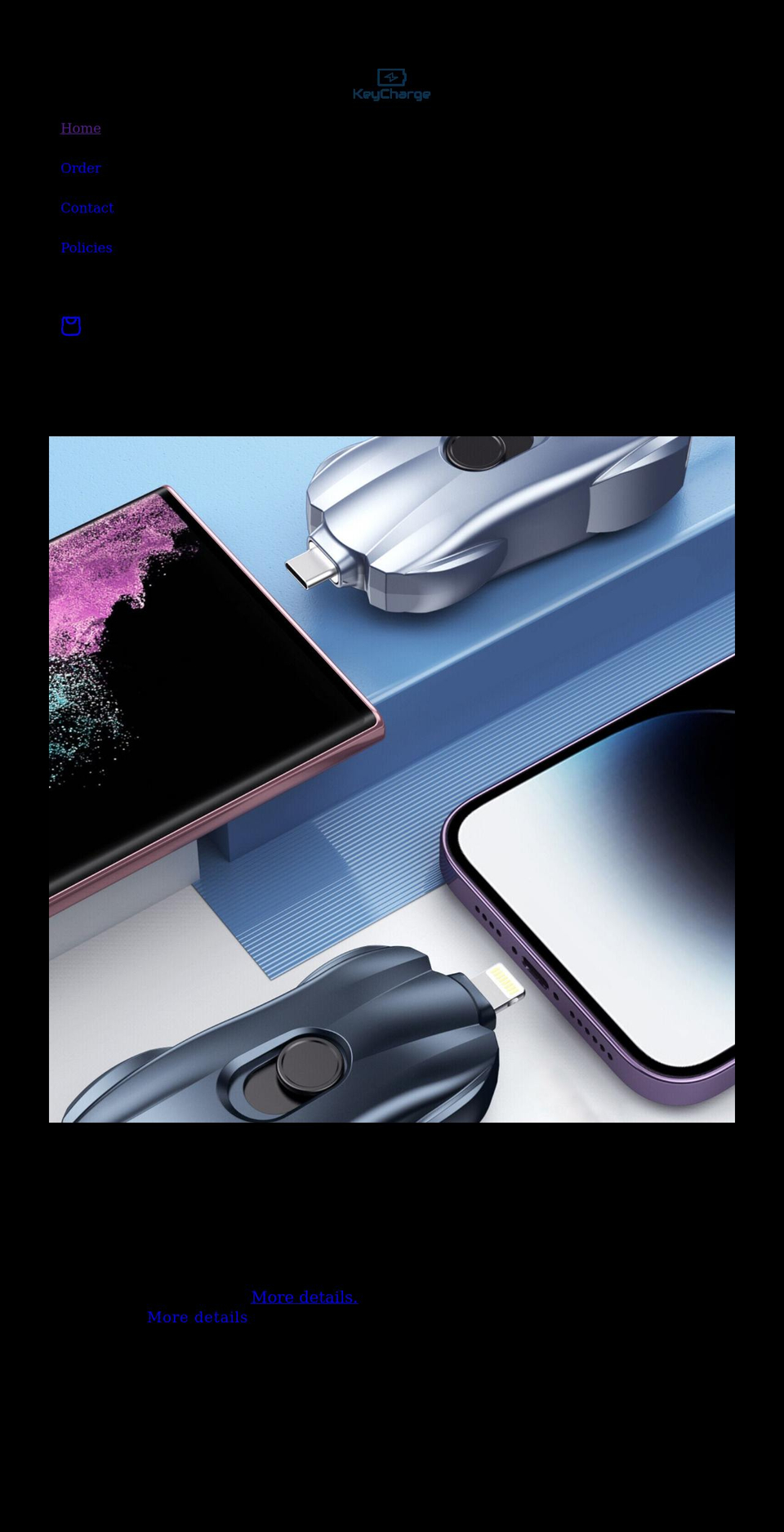 bestportablecharger.com shopify website screenshot