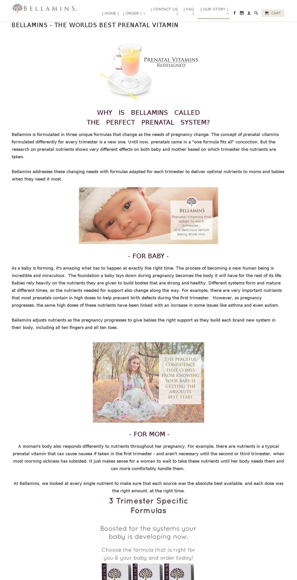 bestprenatals.com — Shopify storefront screenshot