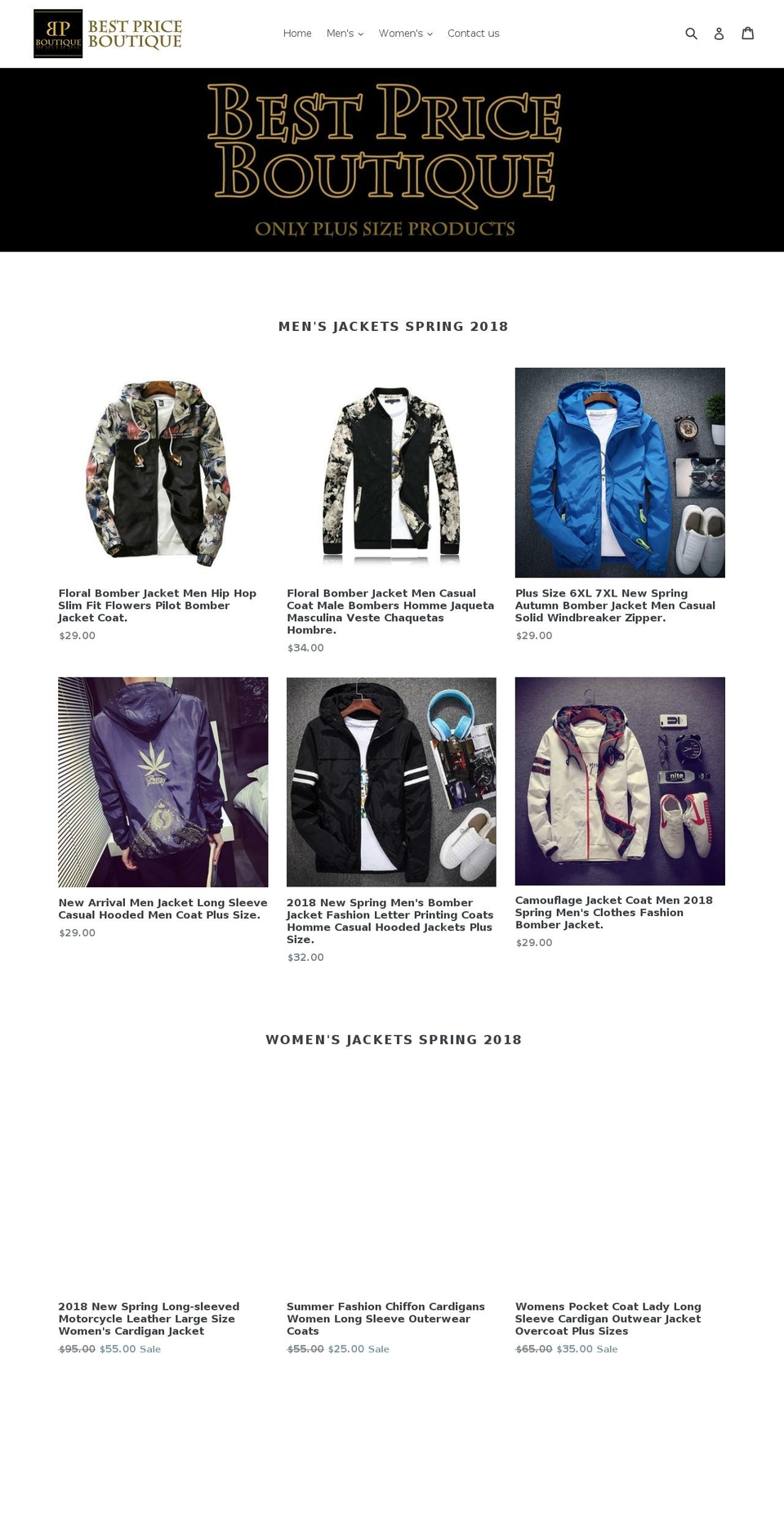 bestpriceboutique.com — Shopify storefront screenshot