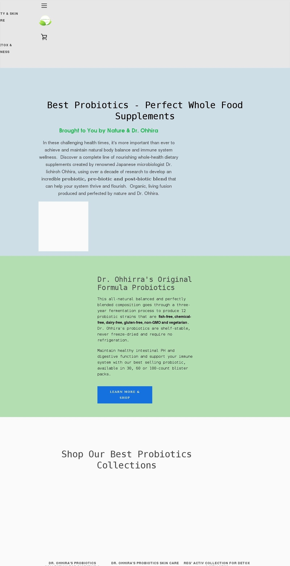 bestprobiotics.net shopify website screenshot