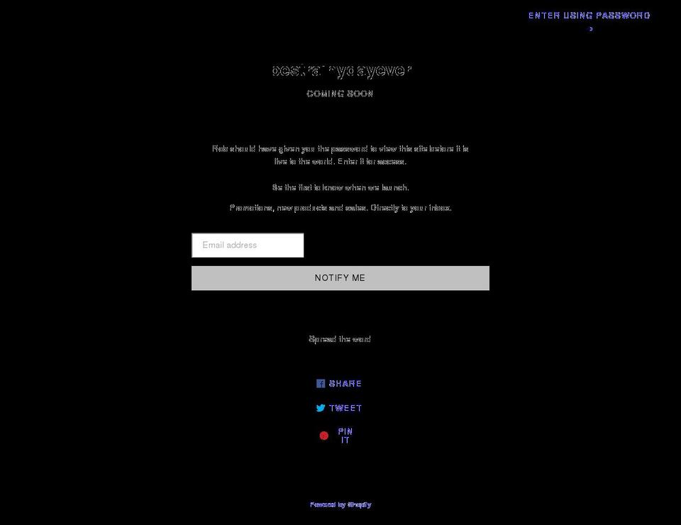bestrainydayever.com shopify website screenshot