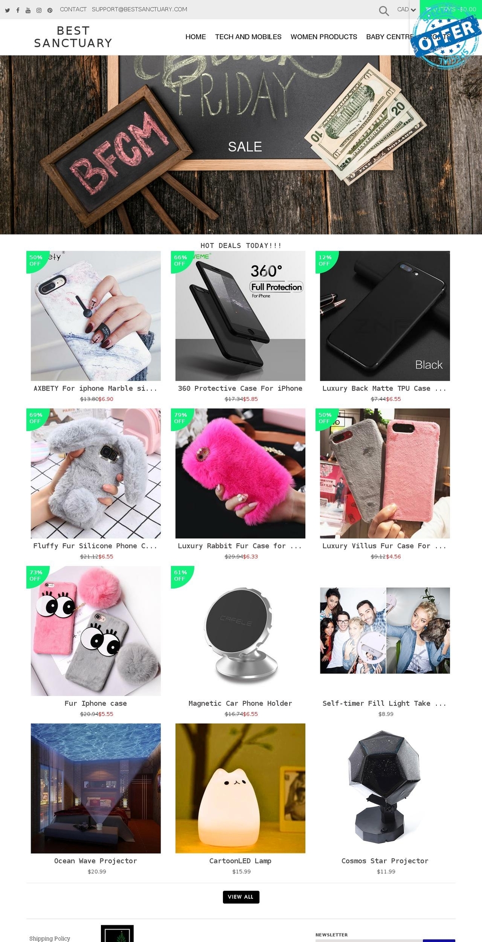 bestsanctuary.com — Shopify storefront screenshot