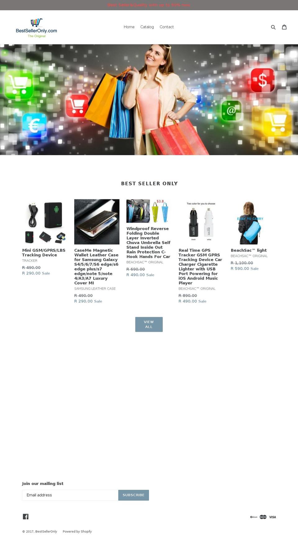 bestselleronly.com shopify website screenshot