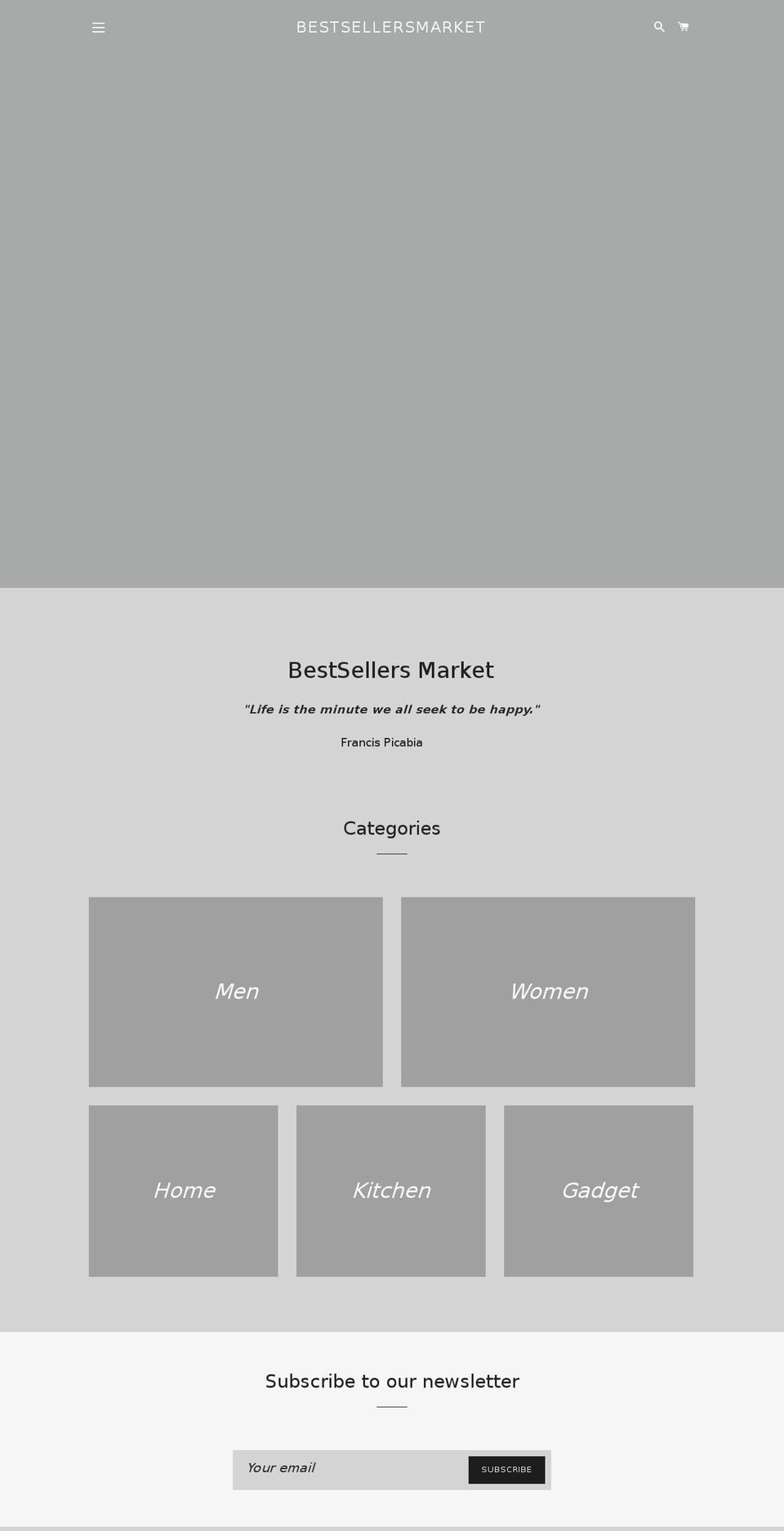 bestsellersmarket.com — Shopify storefront screenshot