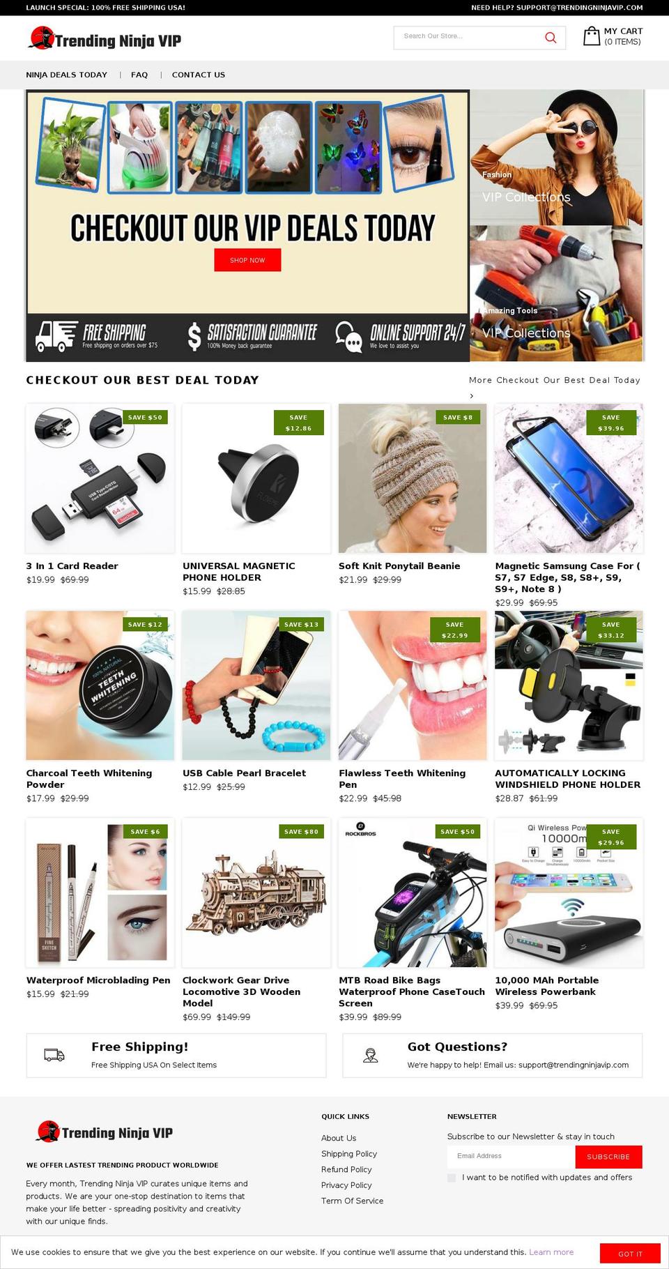 Drop Shopify theme site example bestsellersproduct.com
