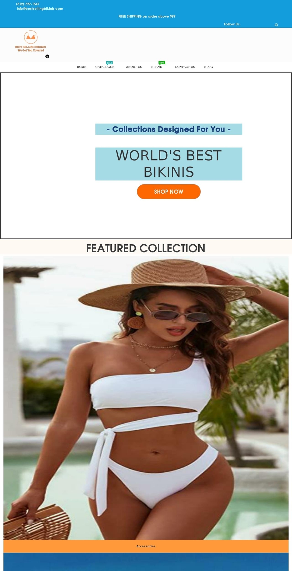 bestsellingbikinis.com shopify website screenshot