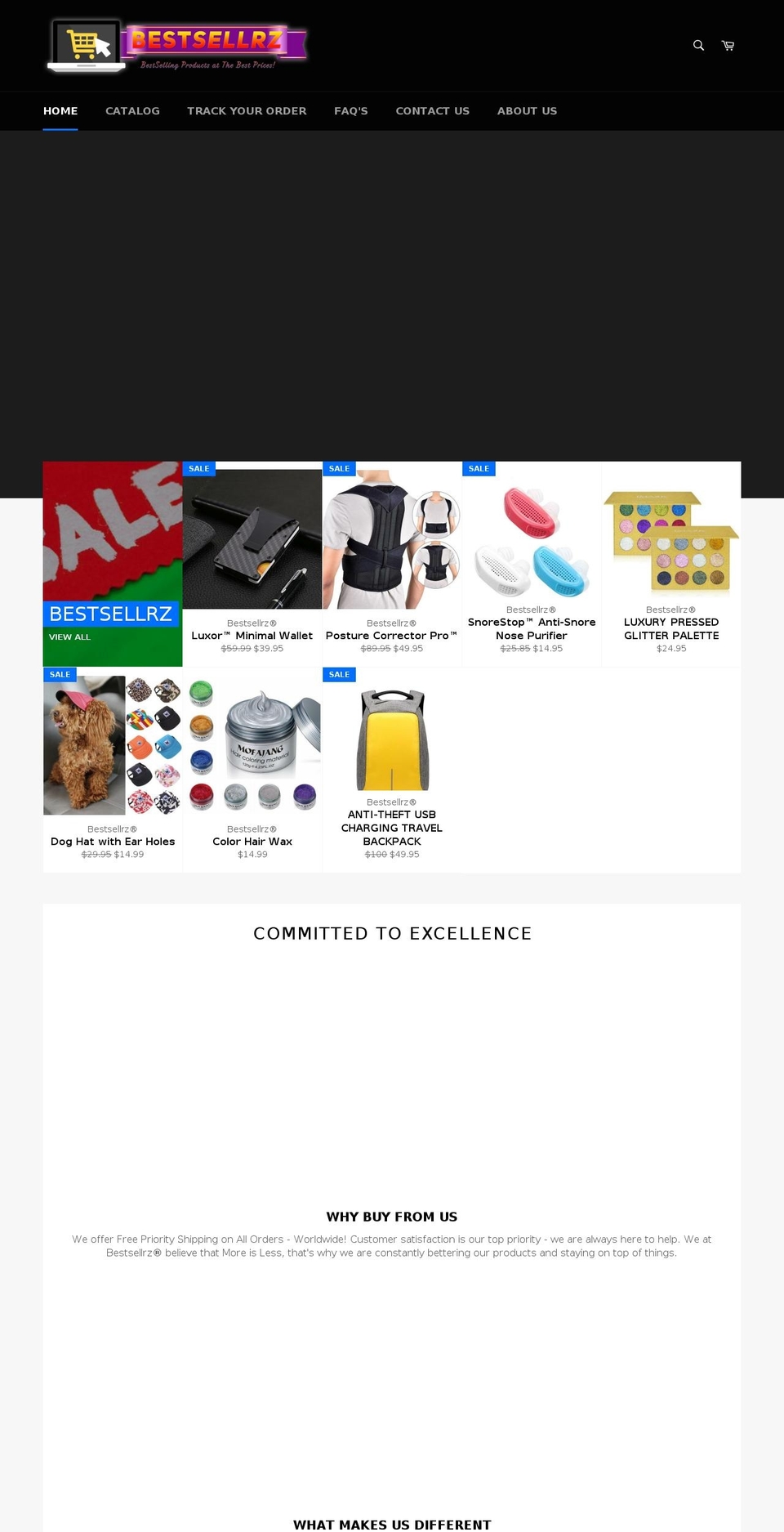 bestsellrz.com — Shopify storefront screenshot