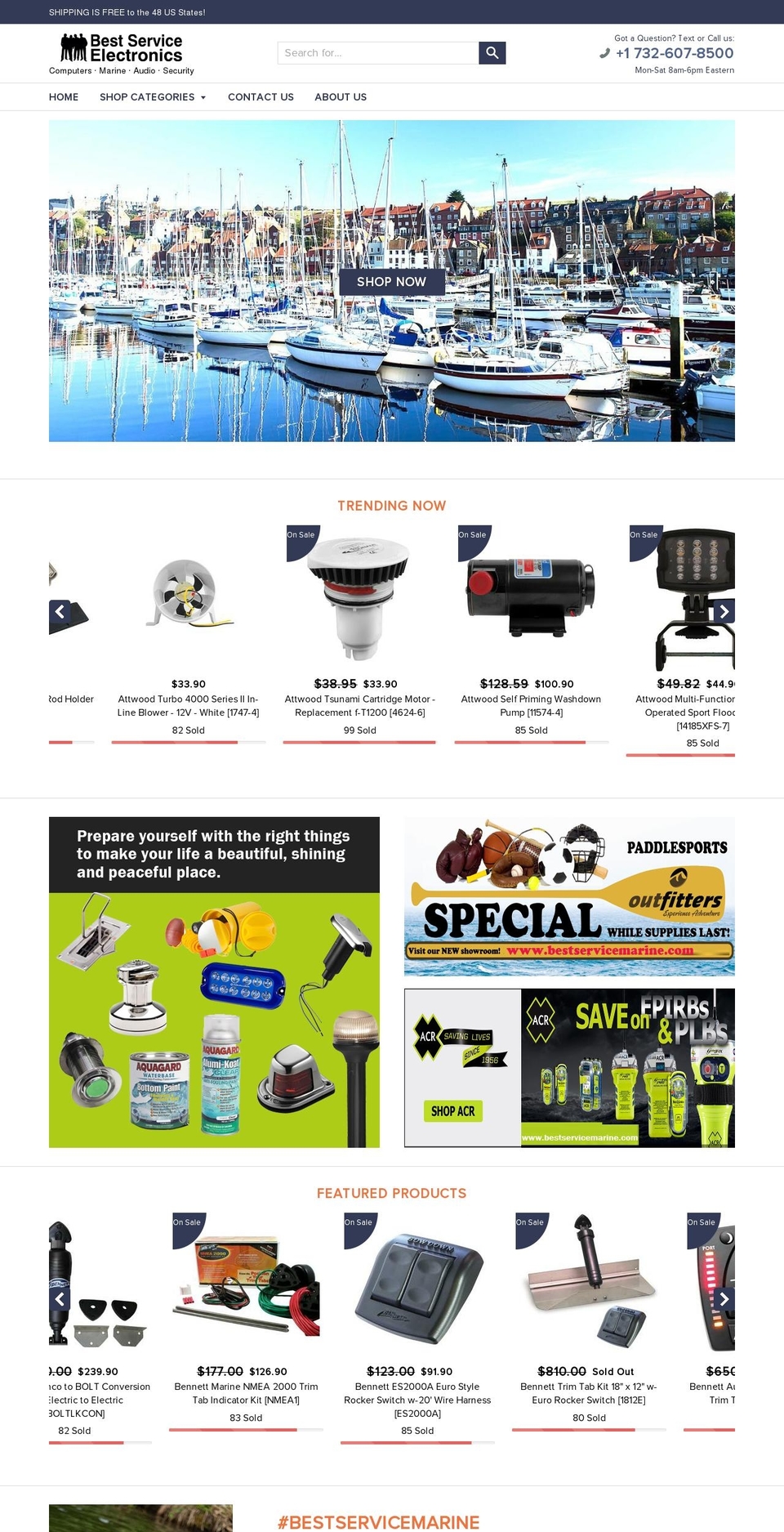 bestserviceelectronics.com — Shopify storefront screenshot