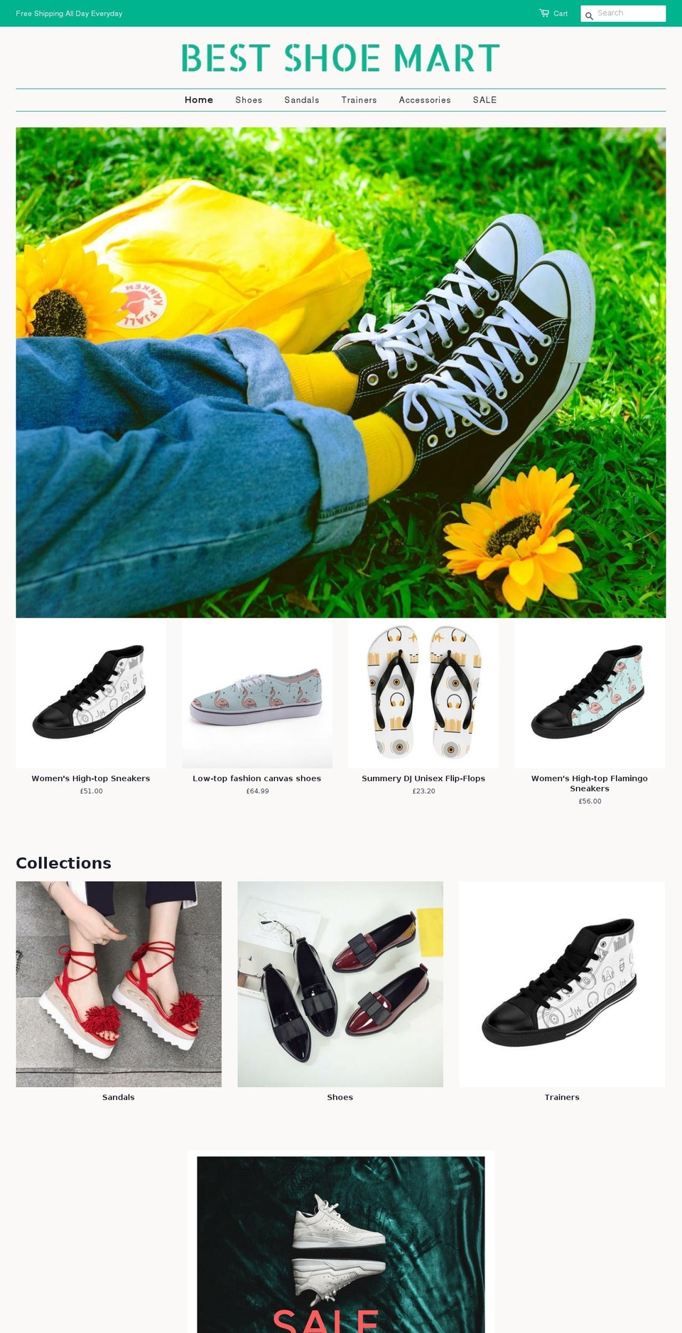 bestshoemart.com — Shopify storefront screenshot