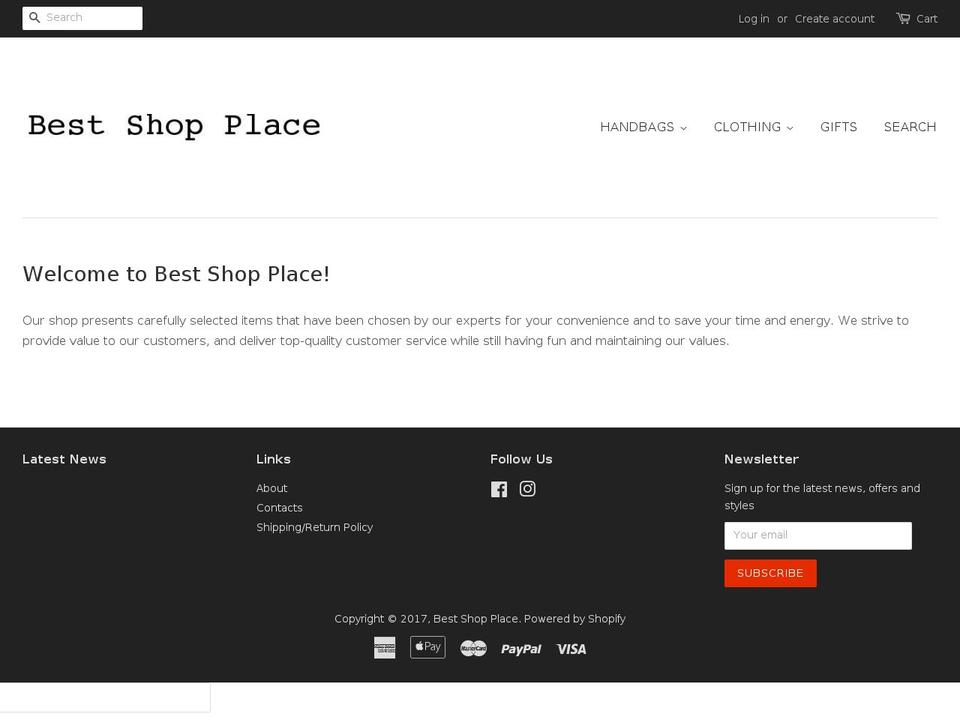 bestshopplace.com shopify website screenshot