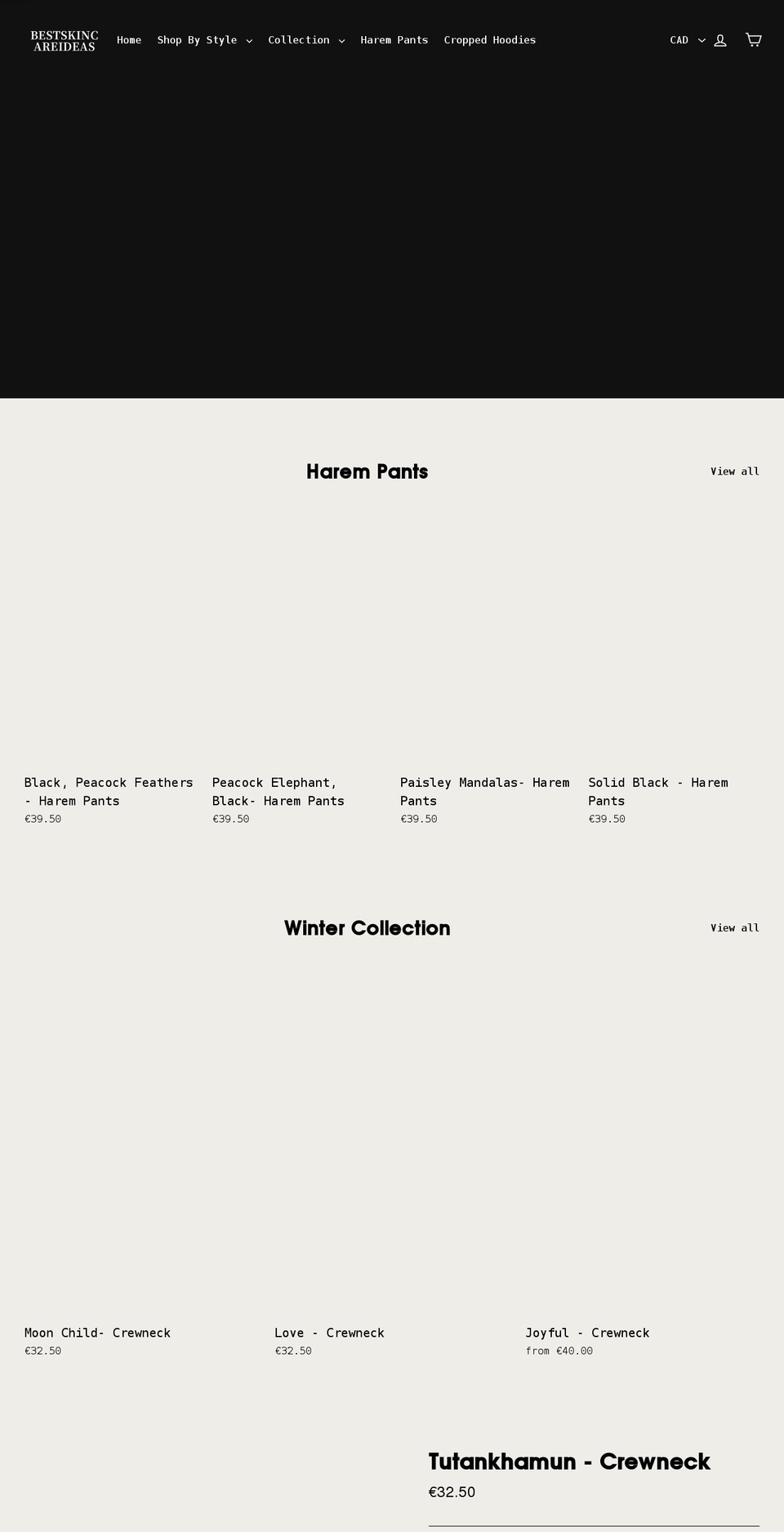 bestskincareideas.com shopify website screenshot