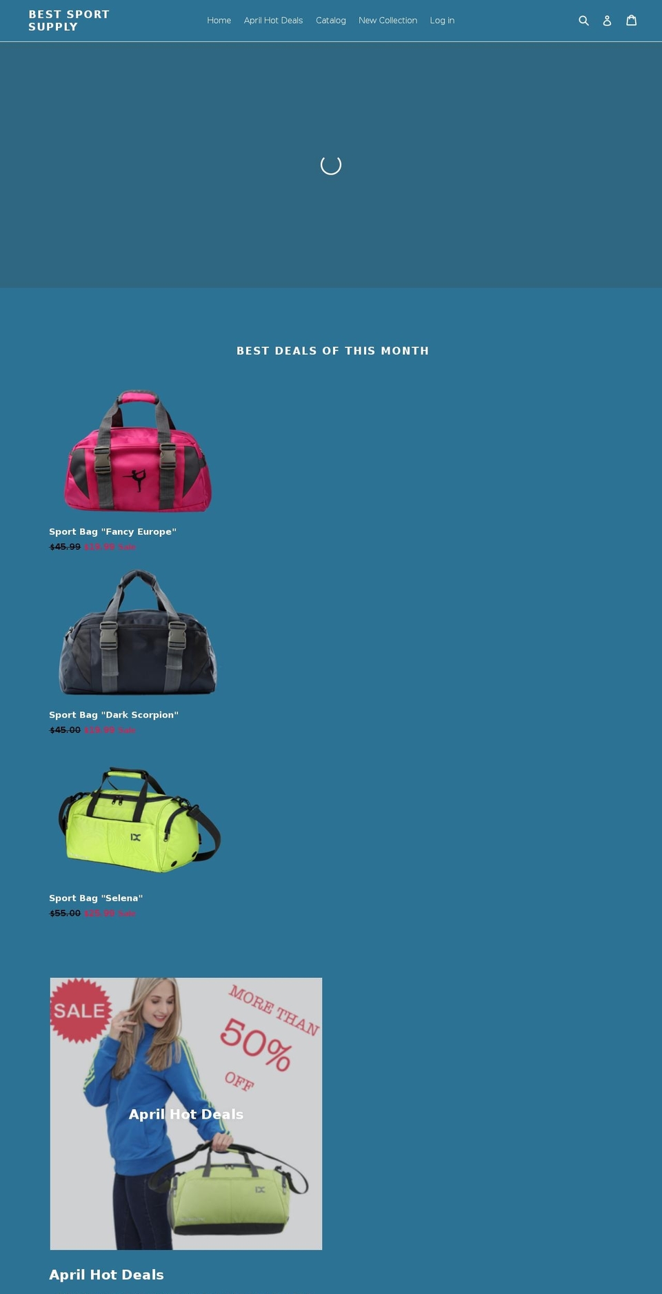 bestsportsupply.com — Shopify storefront screenshot