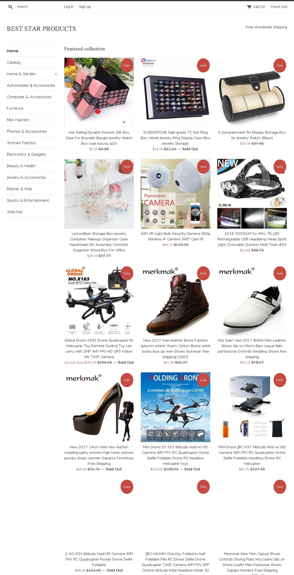 beststarproduct.com shopify website screenshot