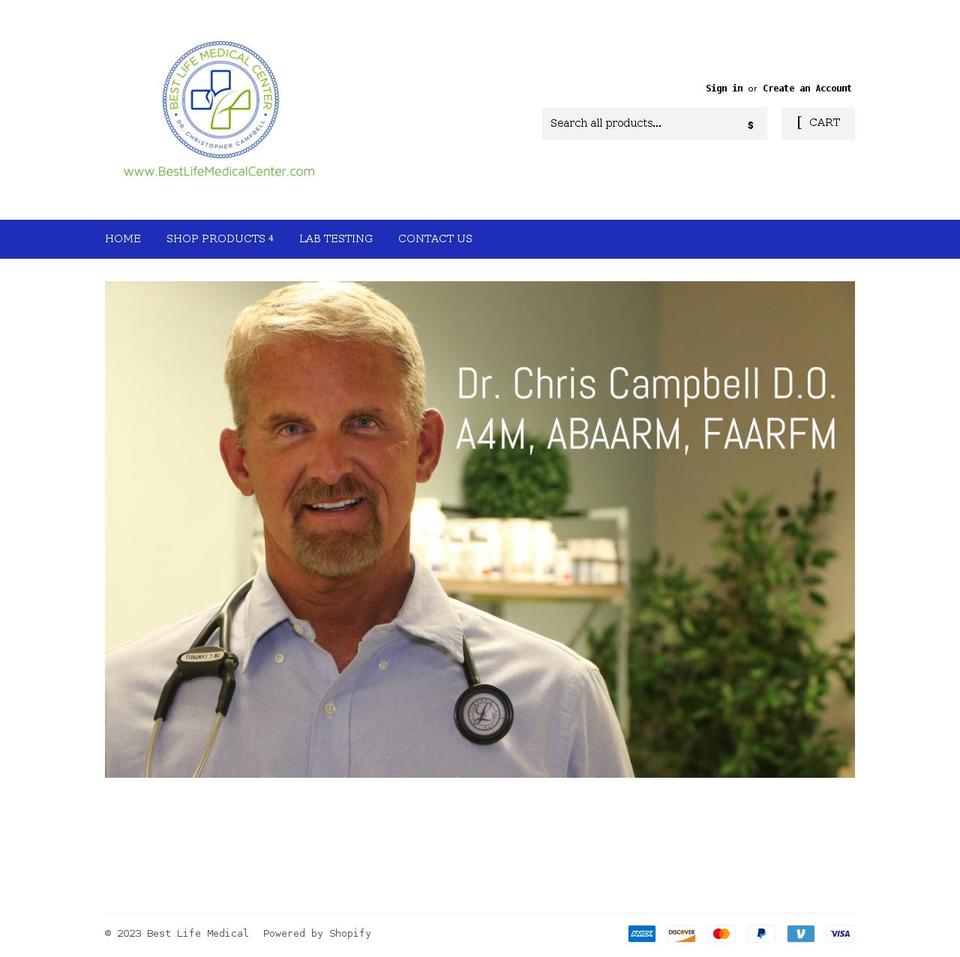 bestsupplements4life.com — Shopify storefront screenshot