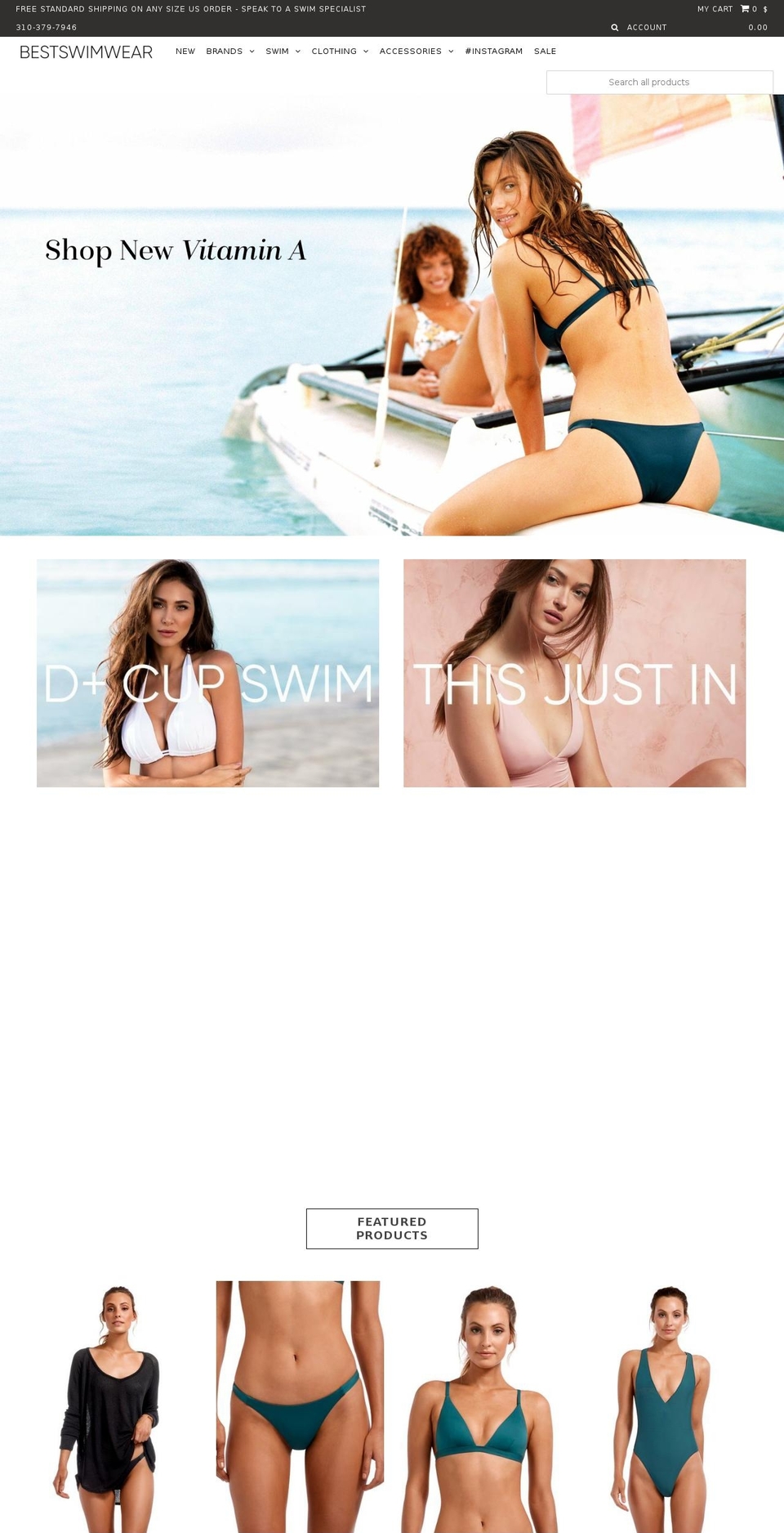 bestswimwear.org shopify website screenshot