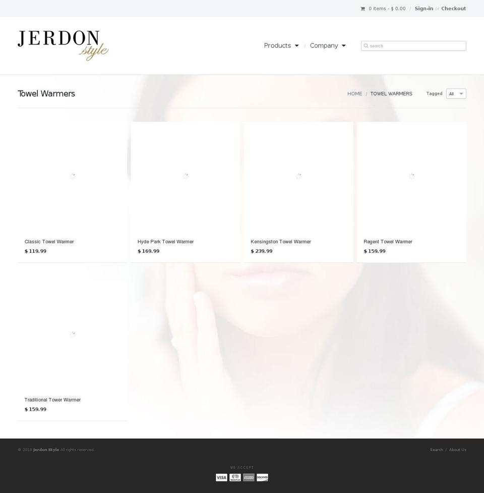 Jerdon Style Theme Shopify theme site example besttowelwarmer.com