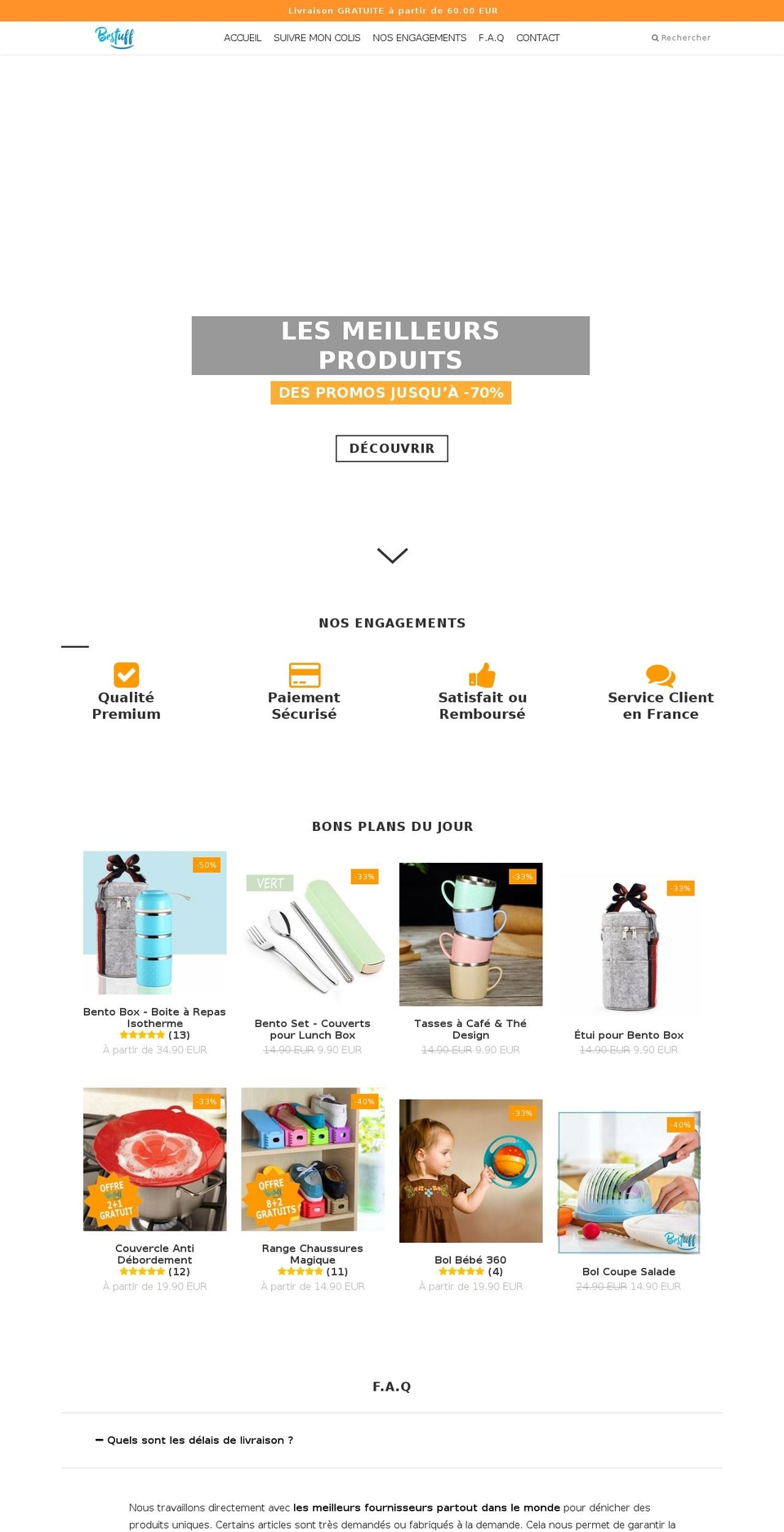 bestuff.net shopify website screenshot