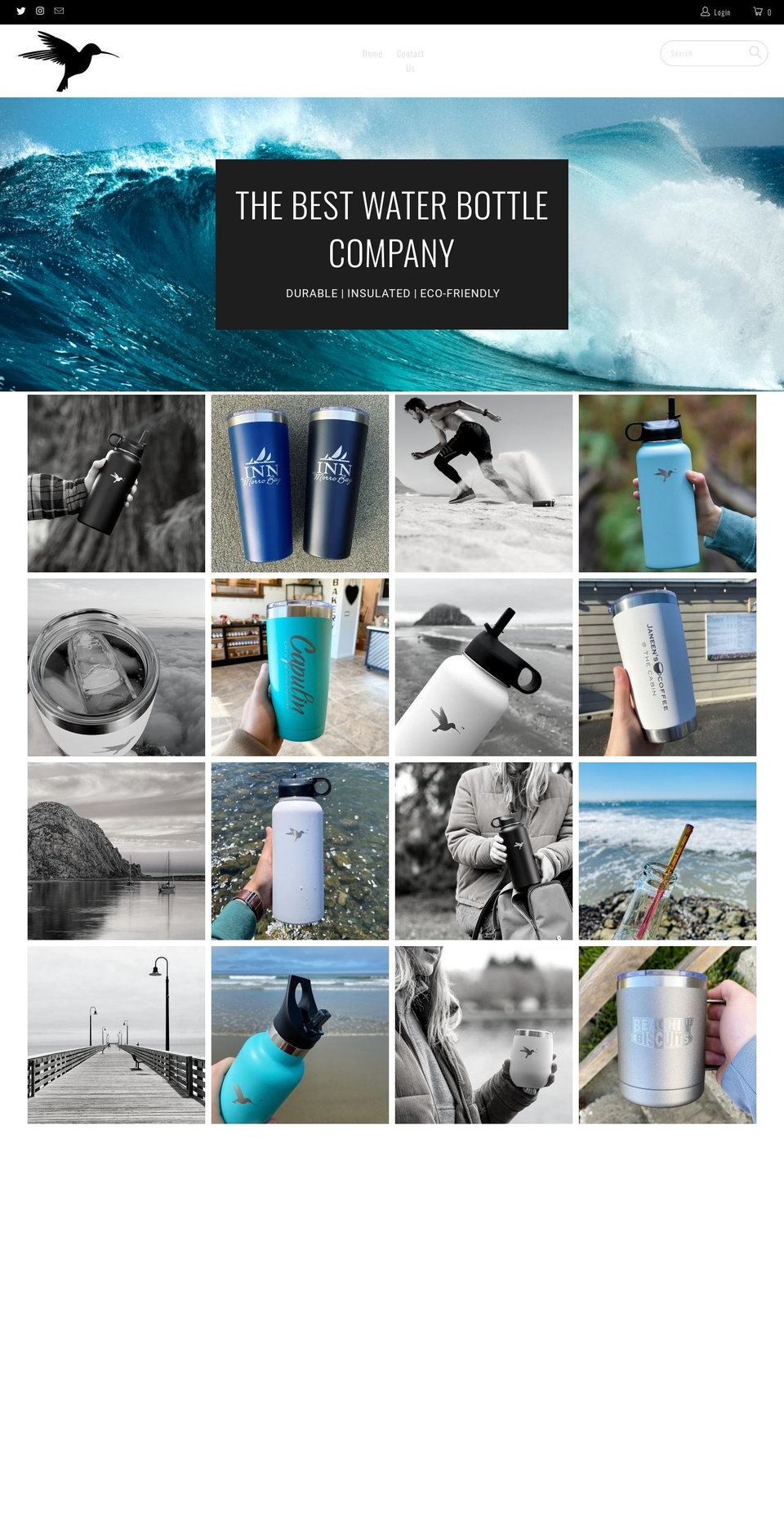 bestwaterbottle.net shopify website screenshot