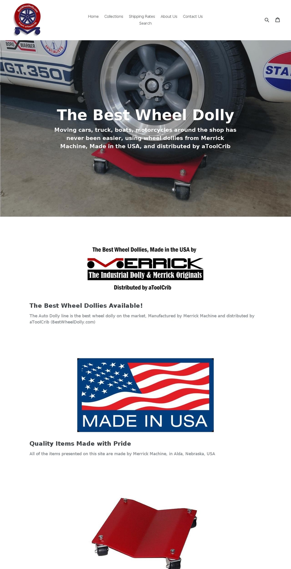 bestwheeldolly.com — Shopify storefront screenshot