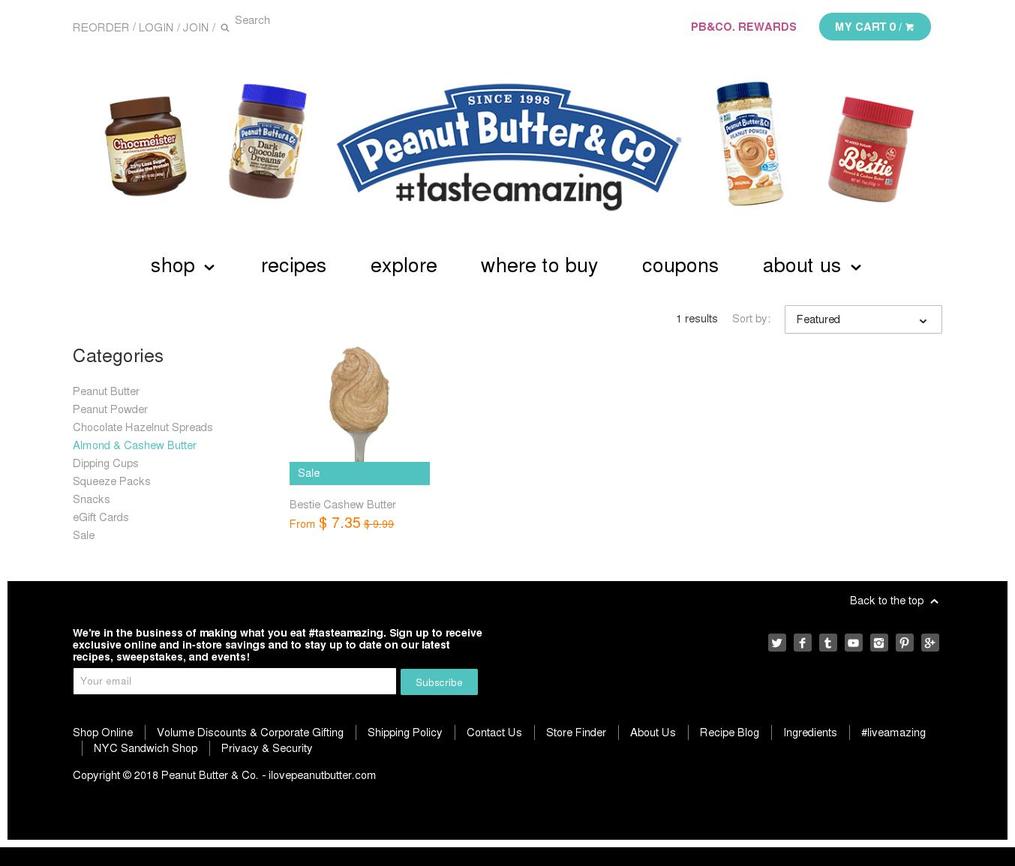 bestynut.com — Shopify storefront screenshot