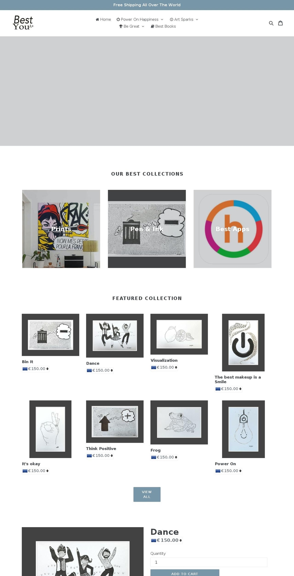 bestyouaplus.com — Shopify storefront screenshot