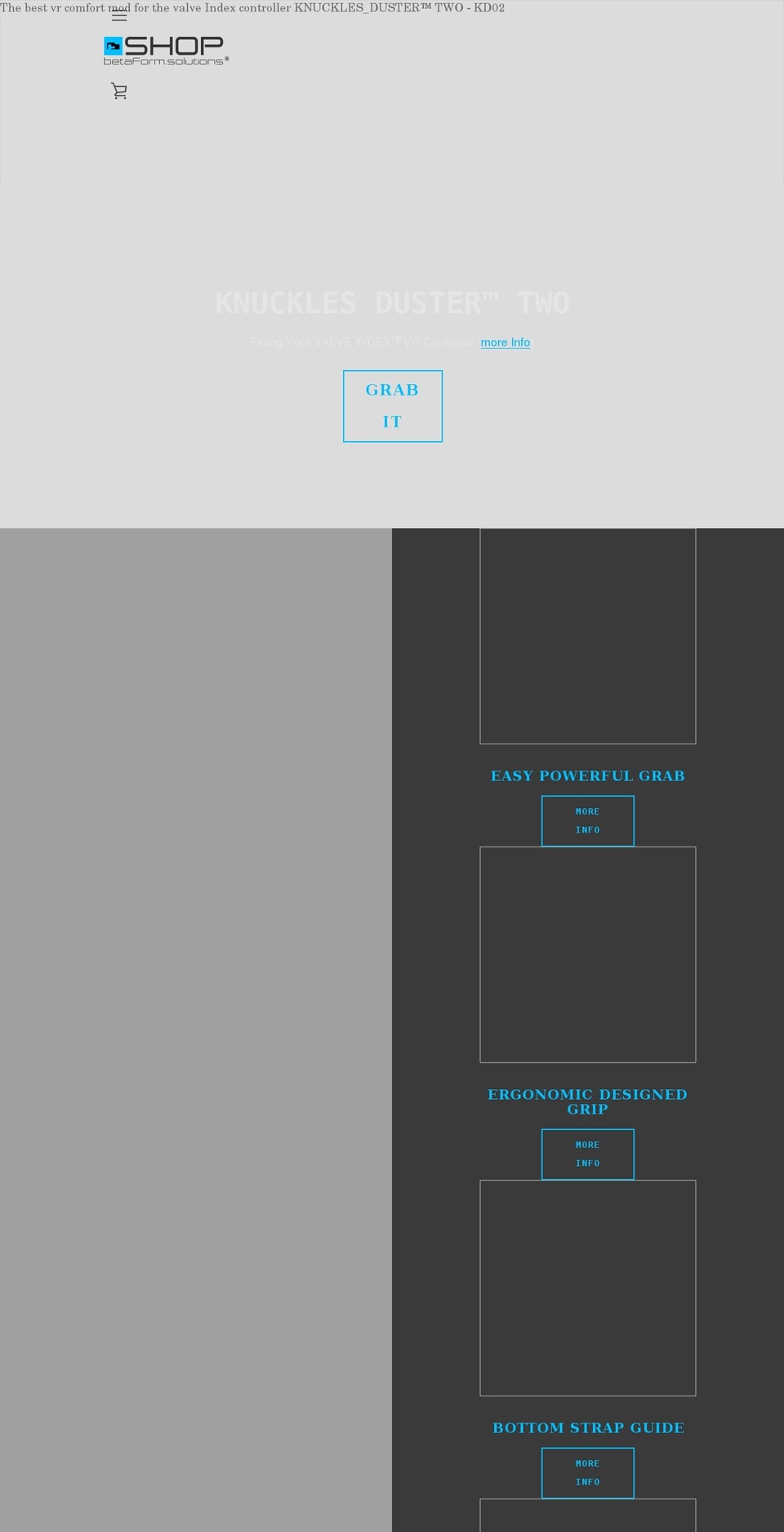 betaform.shop shopify website screenshot