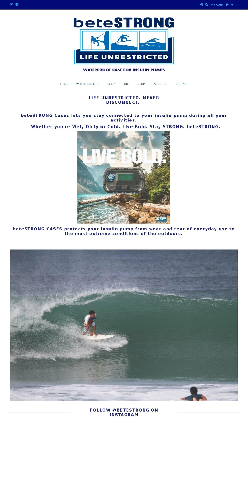 betestrong.com shopify website screenshot
