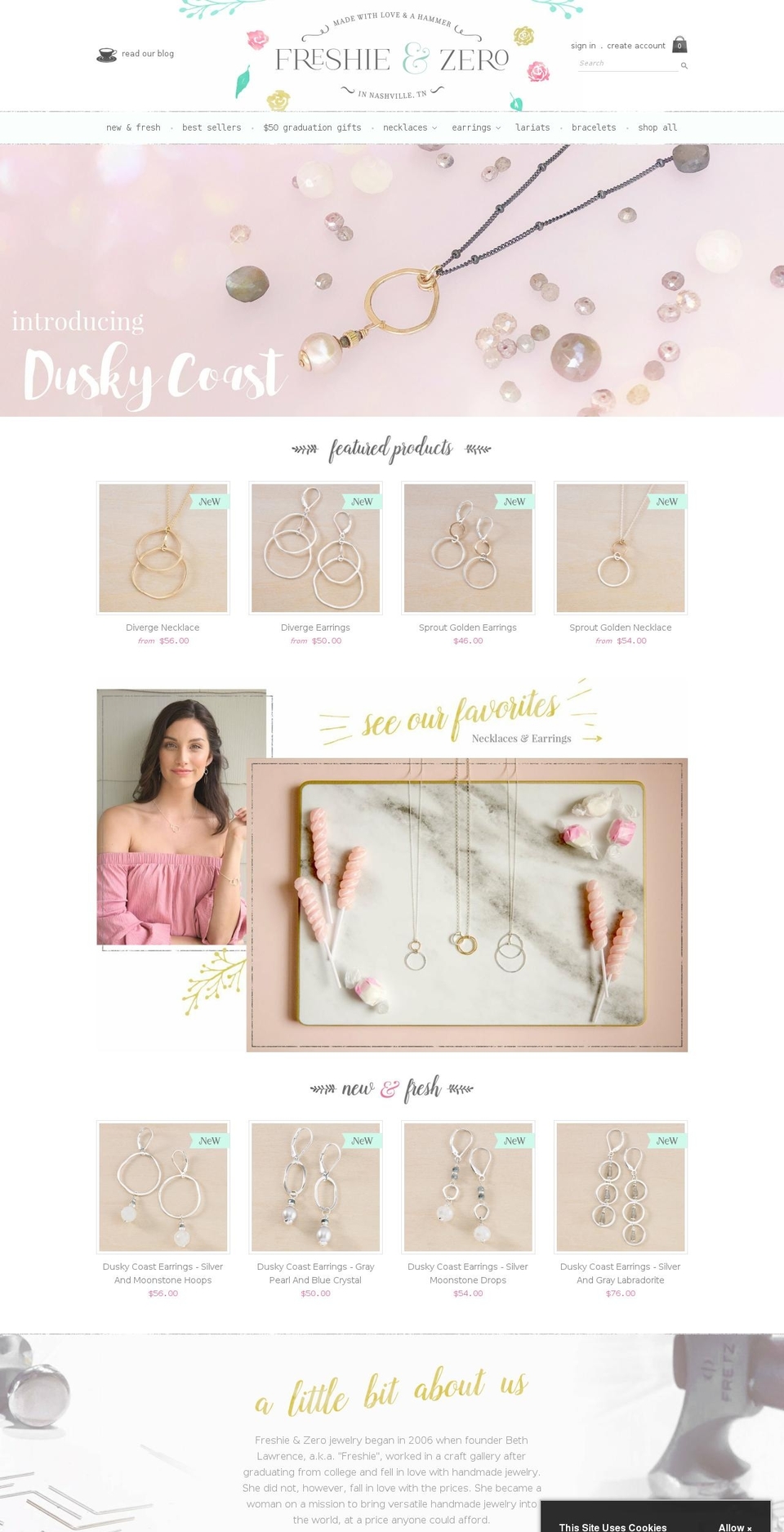 beth-lawrence.com shopify website screenshot