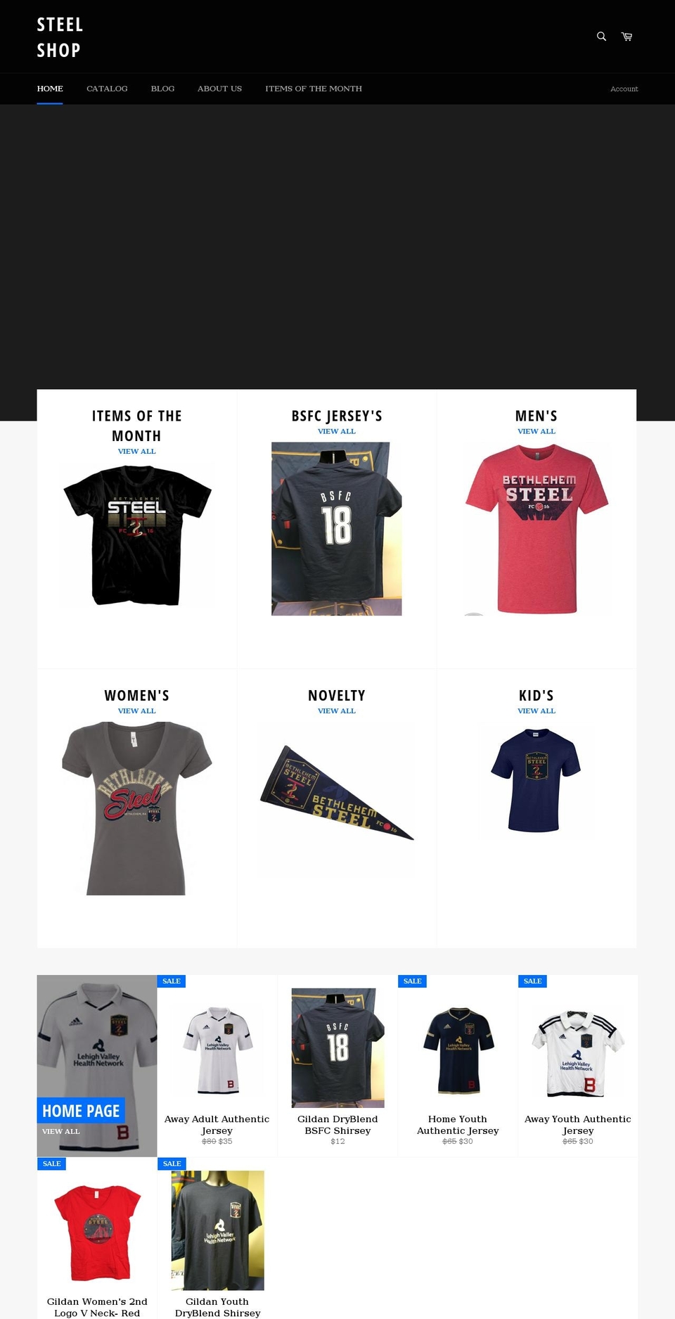 beth-steel.myshopify.com shopify website screenshot