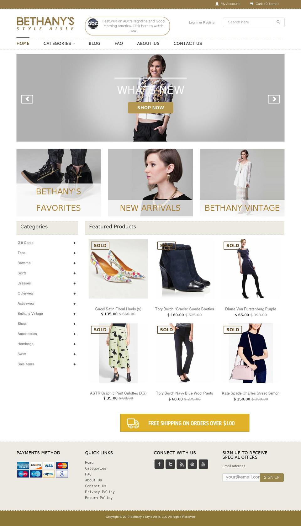 bethany-rhizonex Shopify theme site example bethanystylepage.com