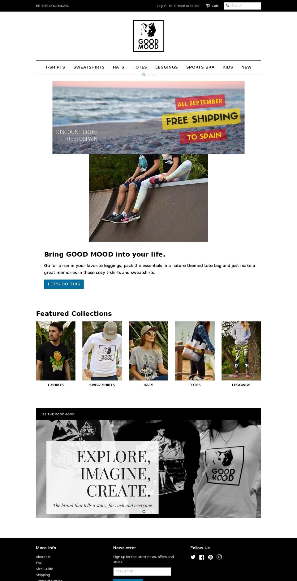 bethegoodmood.com — Shopify storefront screenshot