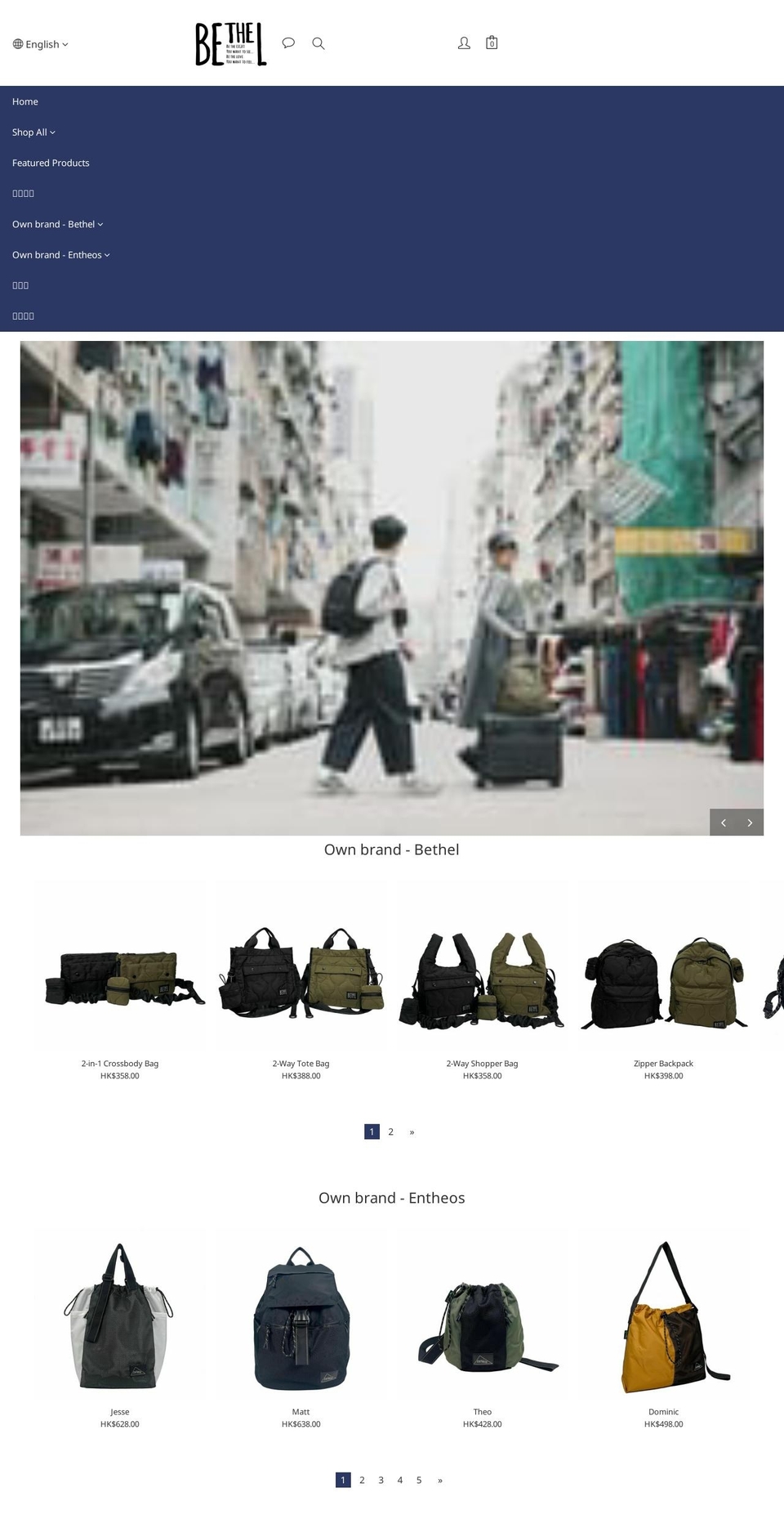 bethelofficial.com — Shopify storefront screenshot