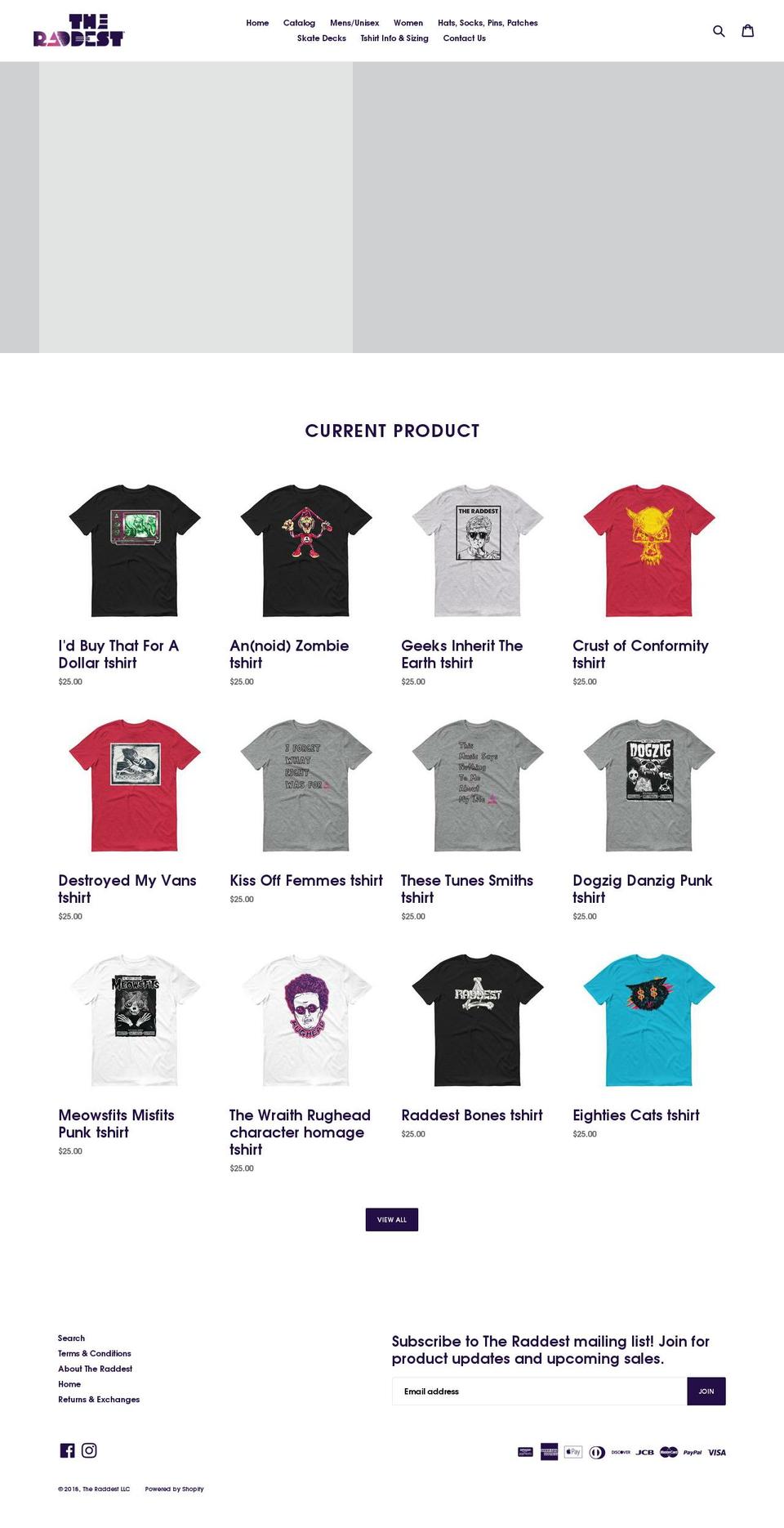 betheraddest.com shopify website screenshot