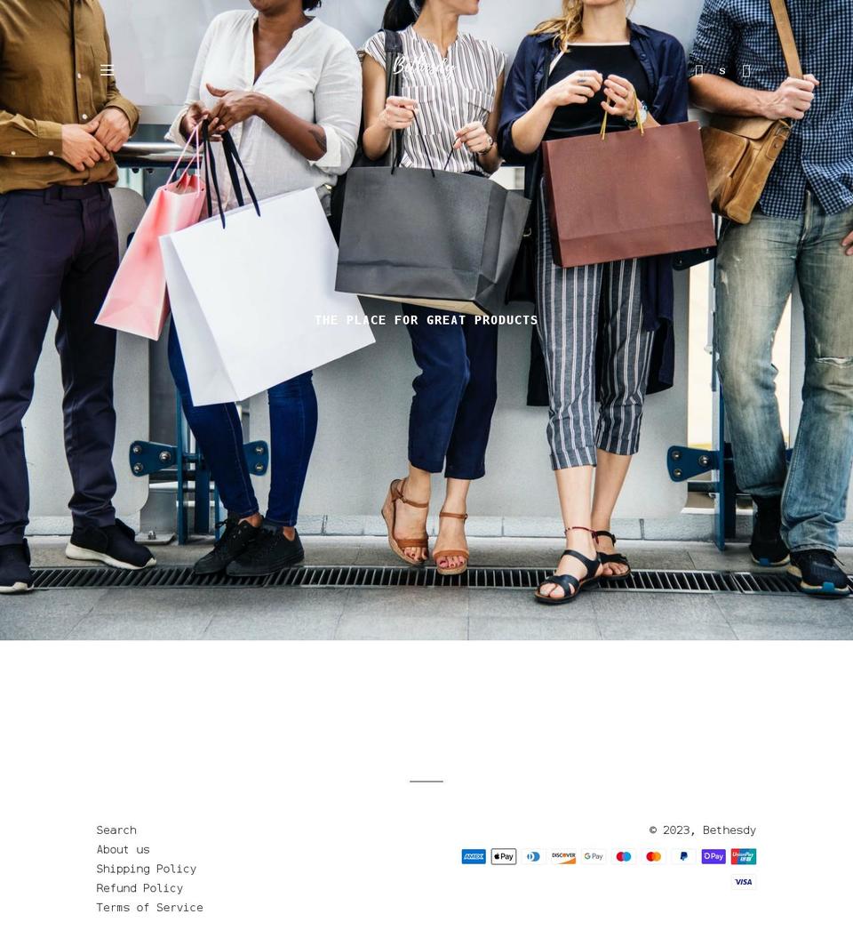 bethesdy.com shopify website screenshot