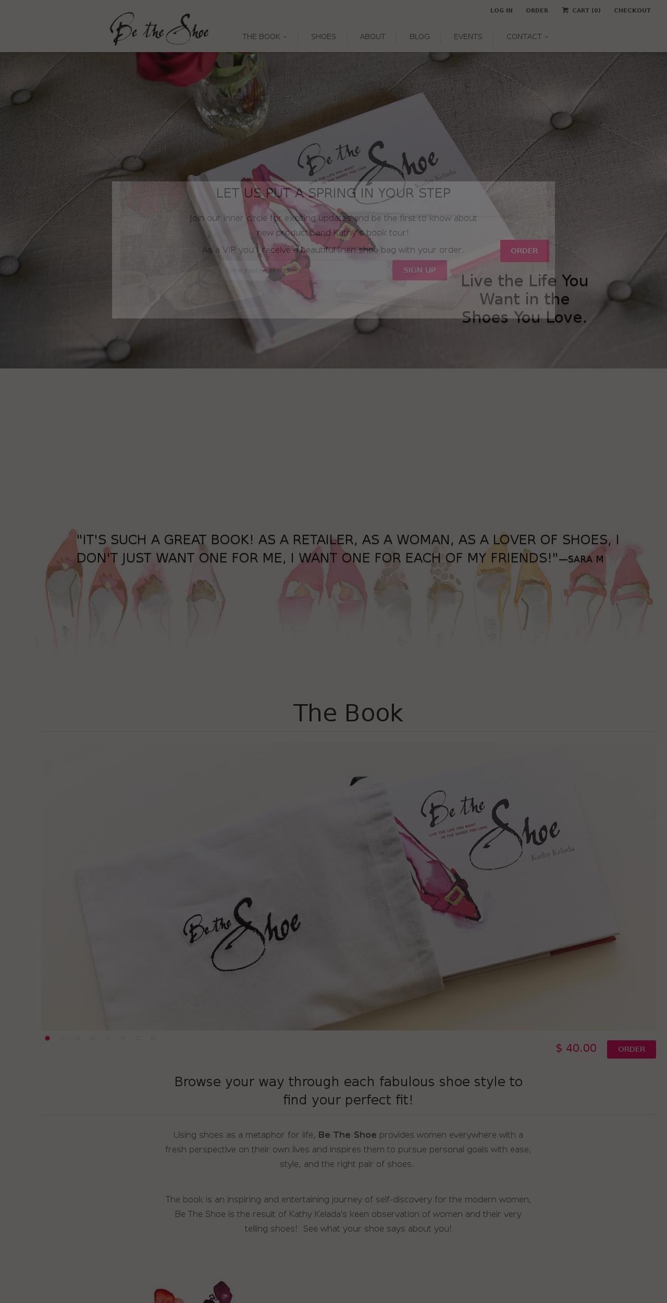 betheshoes.com shopify website screenshot