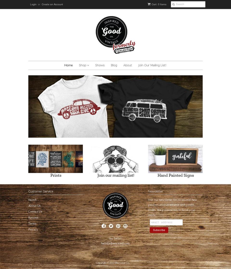 betickled.com shopify website screenshot