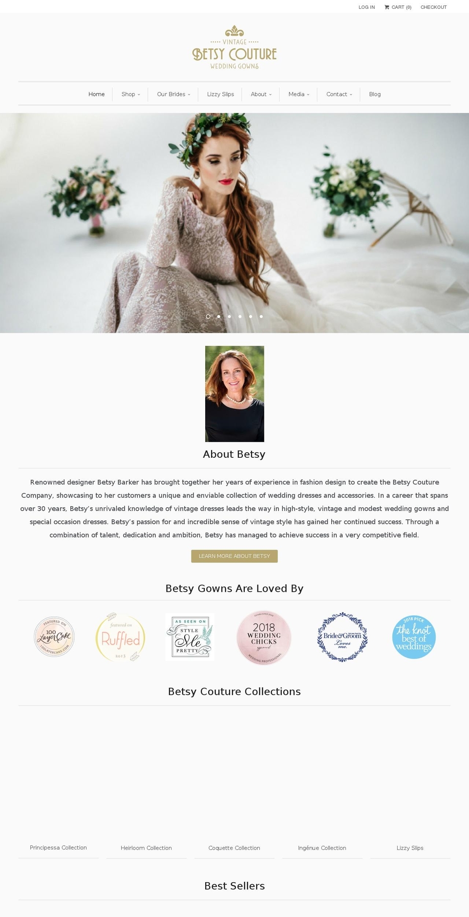 A\u0026Z Designs Shopify theme site example betsy-couture.com