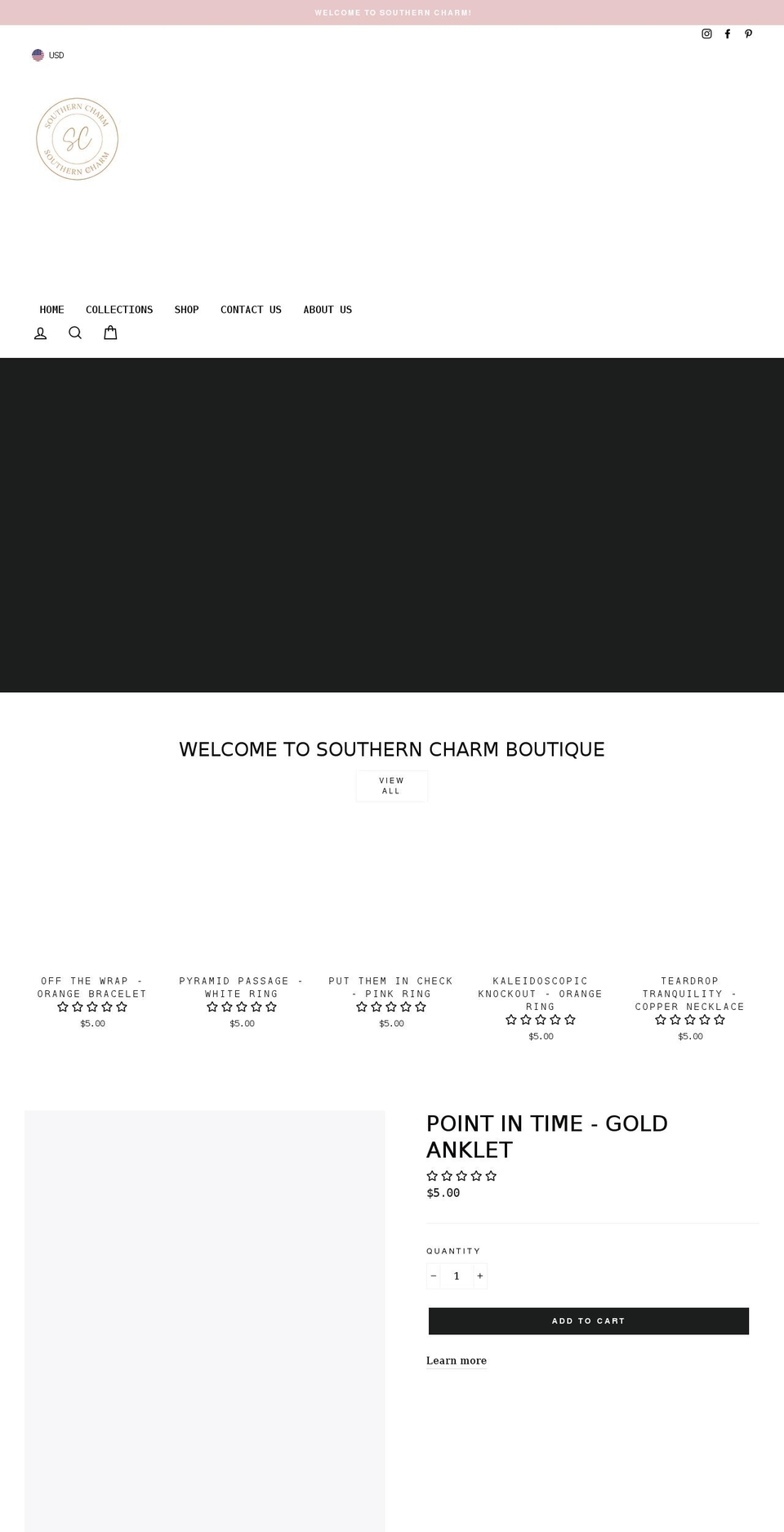 betsyminnis.com shopify website screenshot