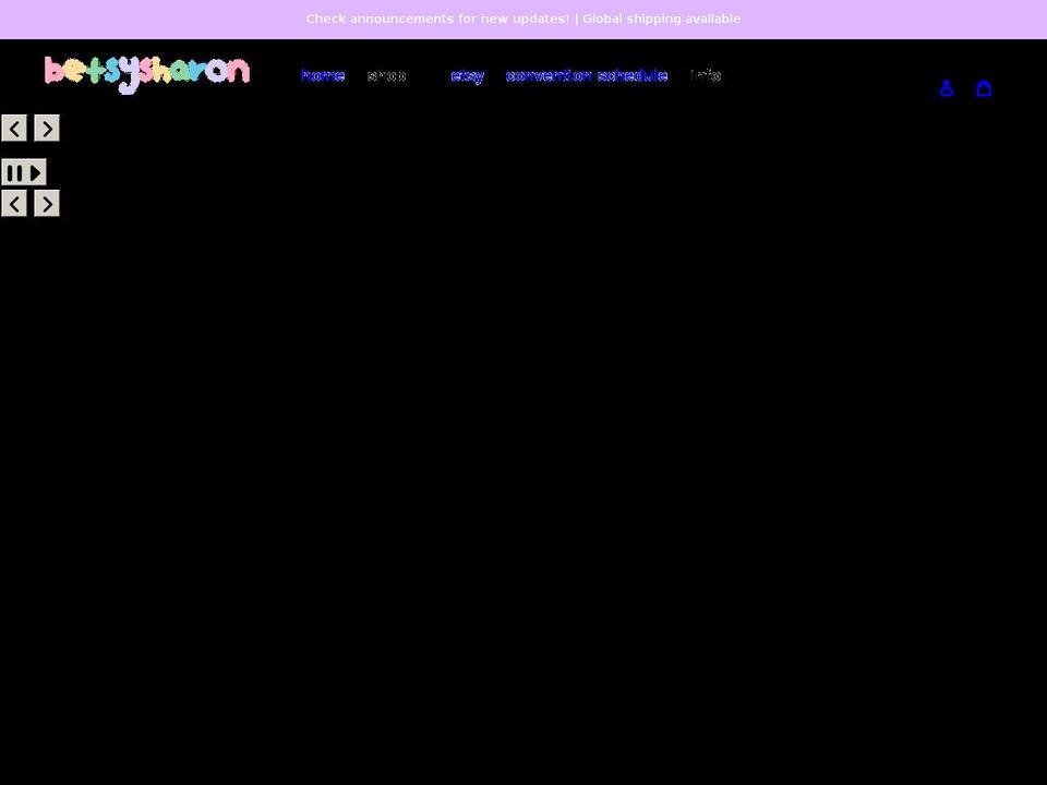 betsysharon.com shopify website screenshot