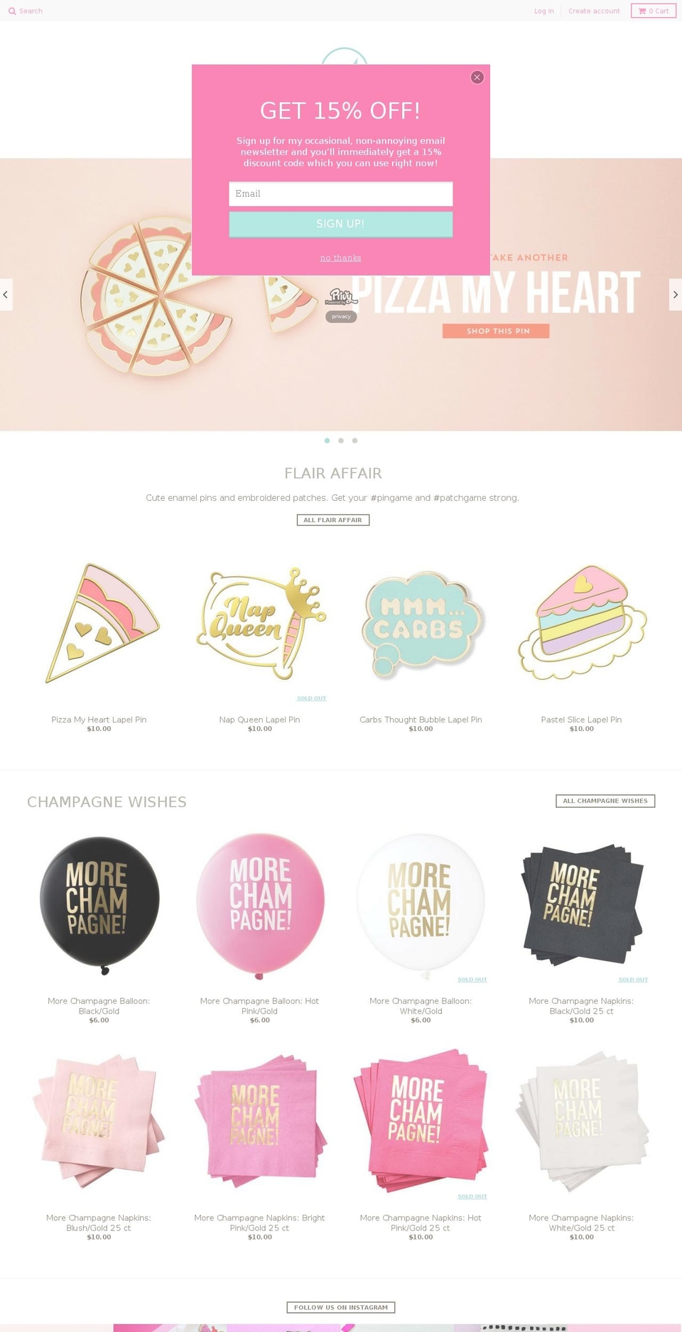 betsywite.com shopify website screenshot