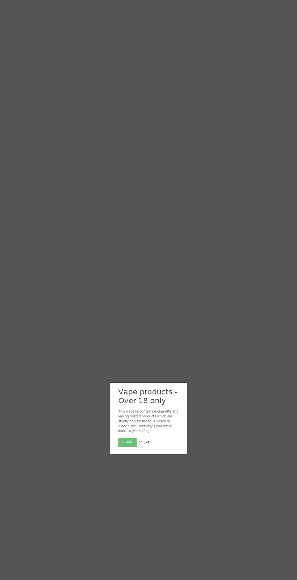 bettavape.com — Shopify storefront screenshot