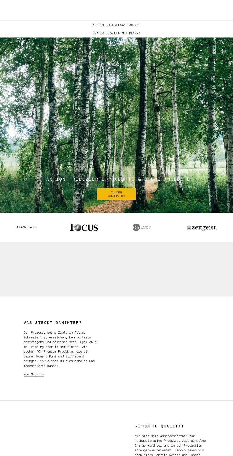 better-nature.de shopify website screenshot