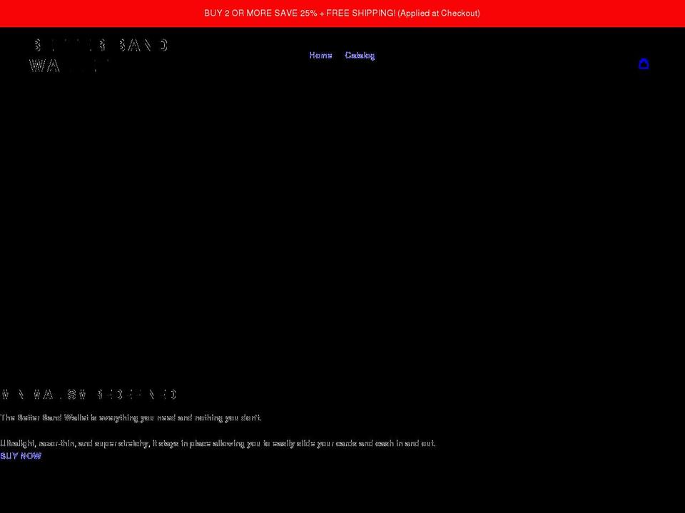 betterbandwallet.com shopify website screenshot