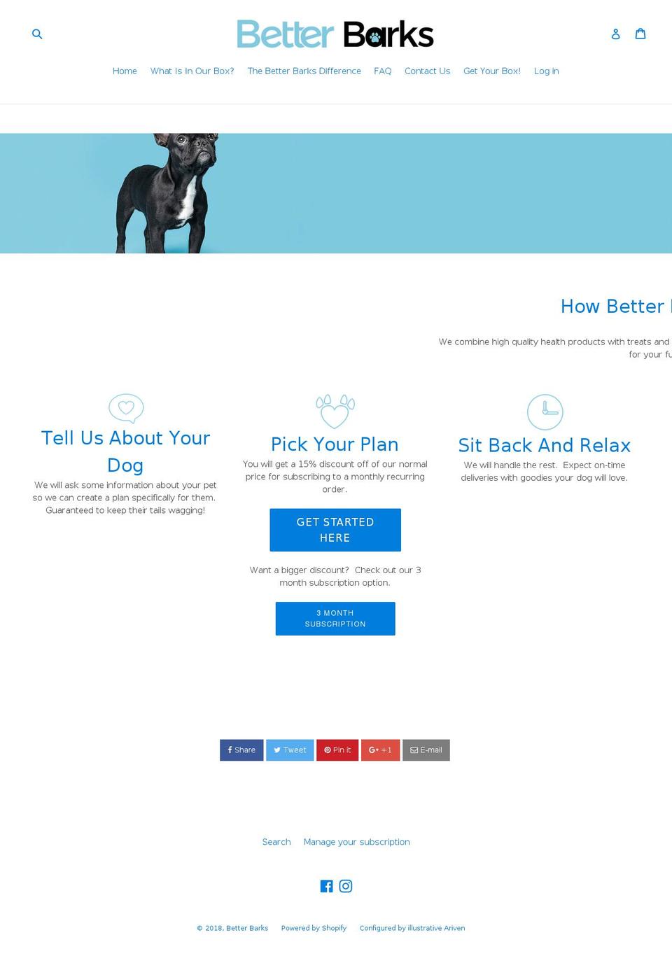 betterbarks.com — Shopify storefront screenshot