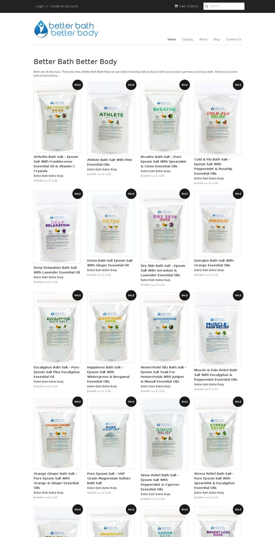 betterbathbetterbody.com shopify website screenshot