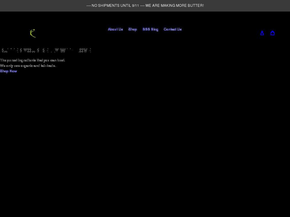 betterbellybutters.com shopify website screenshot
