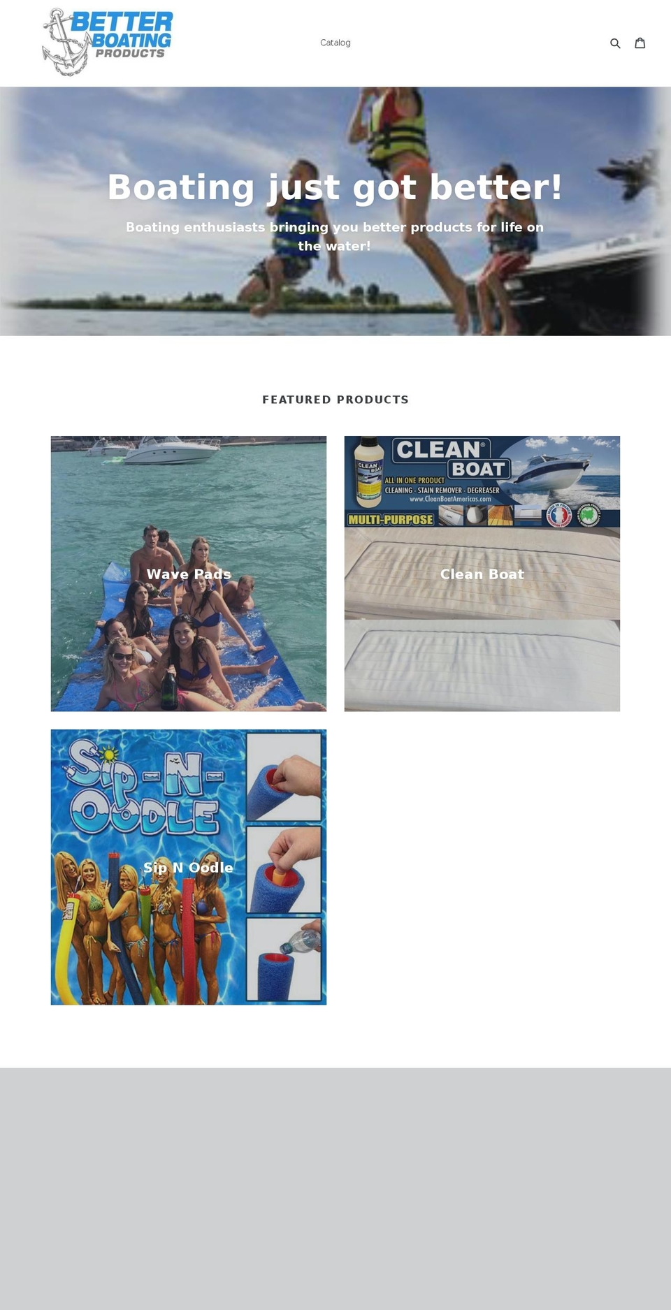 betterboatingproducts.com — Shopify storefront screenshot